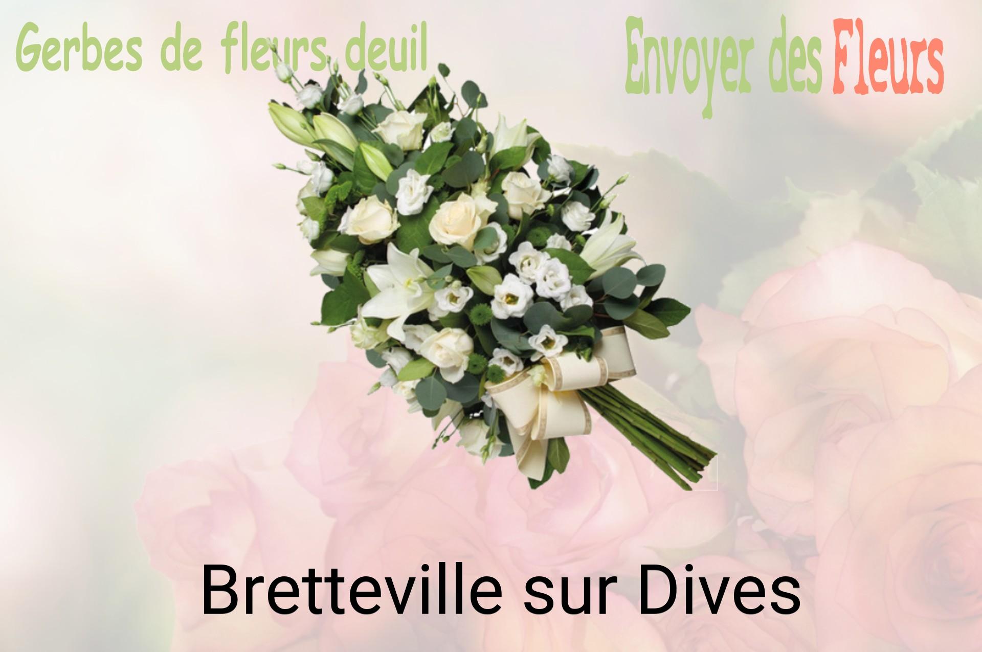 Gerbe de fleurs de deuil livrée à Bretteville-sur-Dives
